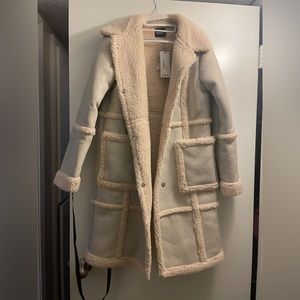 NWOT Longline aviator jacket